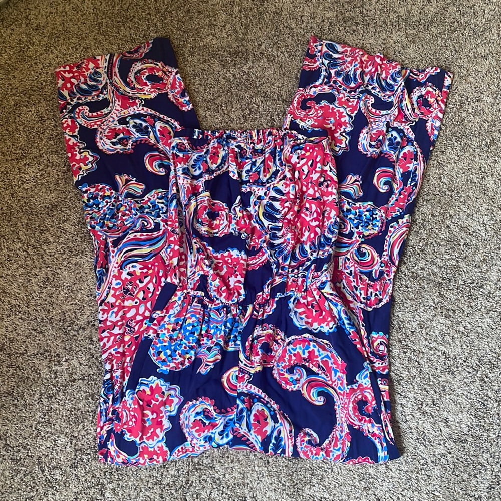 Lilly Pulitzer strapless Jumpsuit size Small/ Medium